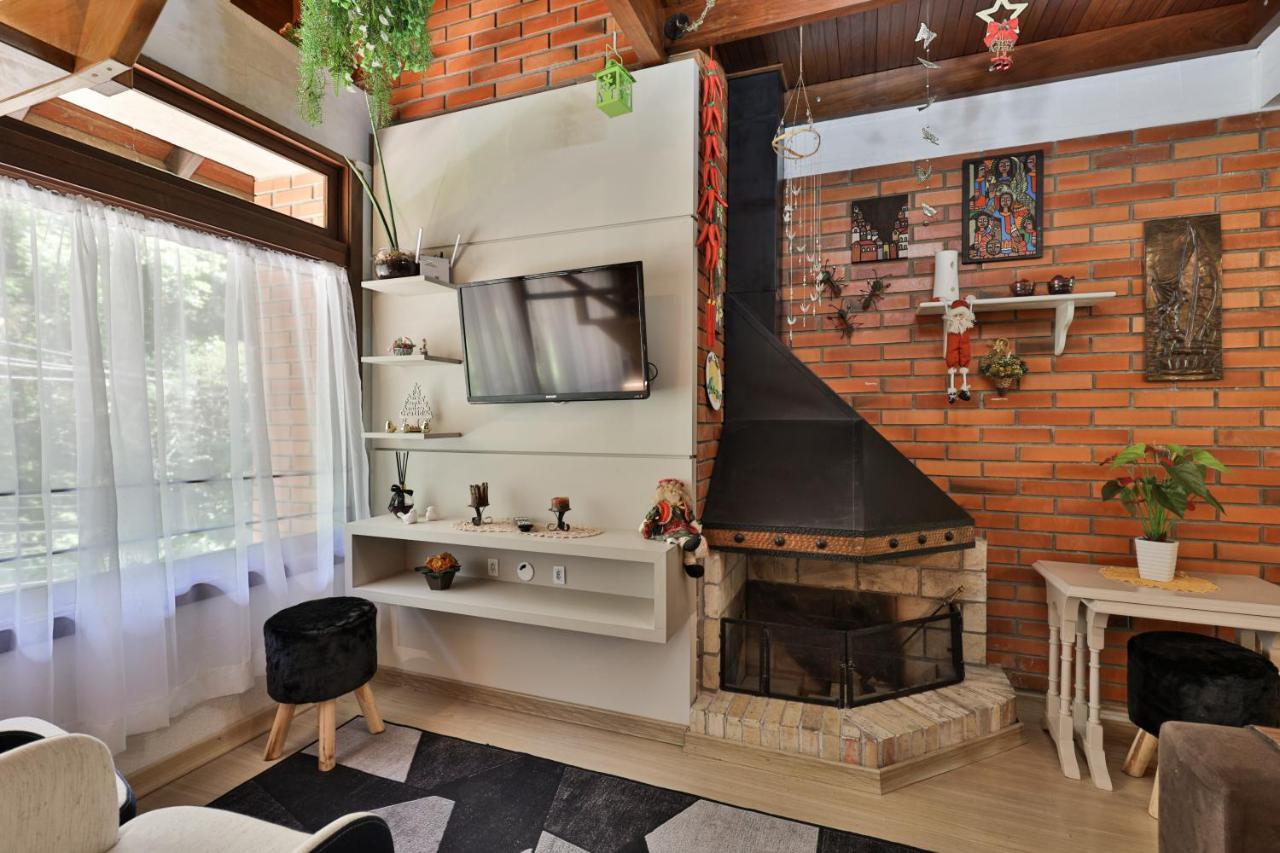 Duplex Tranquilo Pertinho Do Lago 格拉玛多 外观 照片