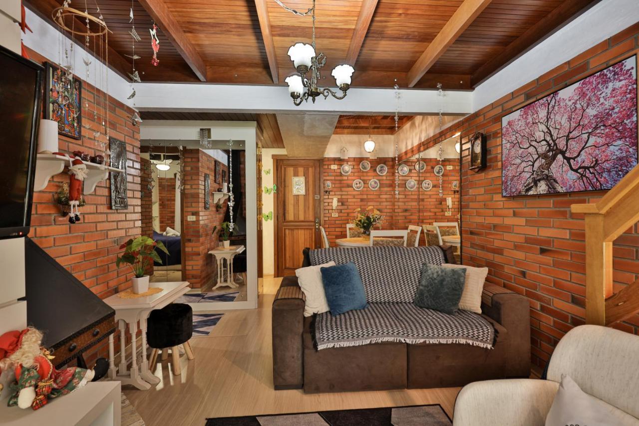 Duplex Tranquilo Pertinho Do Lago 格拉玛多 外观 照片